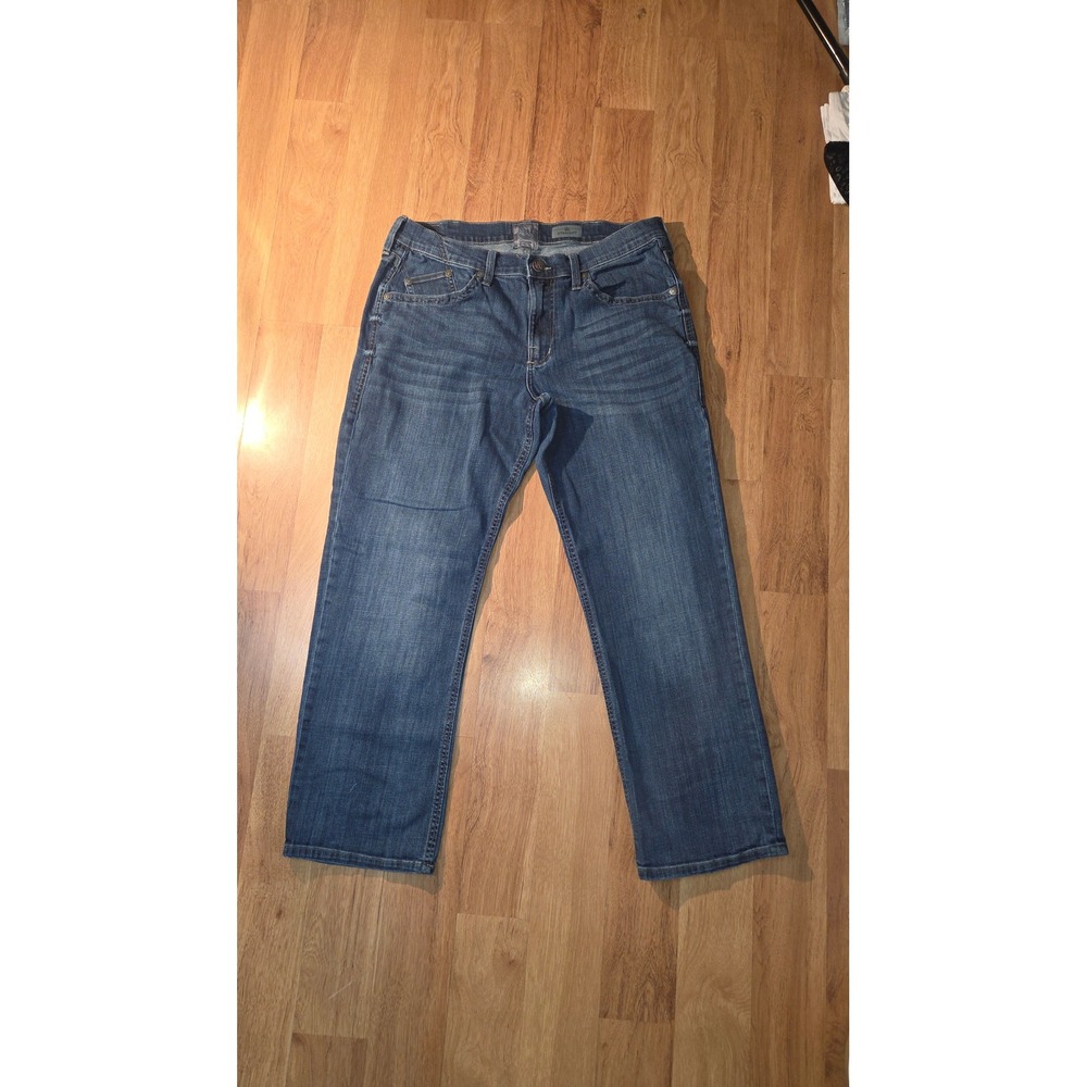 Rock & Republic Mens Straight Leg Jeans Medium Wash Denim 36x30